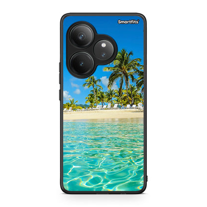 Realme GT 6 5G Tropical Vibes Θήκη από τη Smartfits με σχέδιο στο πίσω μέρος και μαύρο περίβλημα | Smartphone case with colorful back and black bezels by Smartfits
