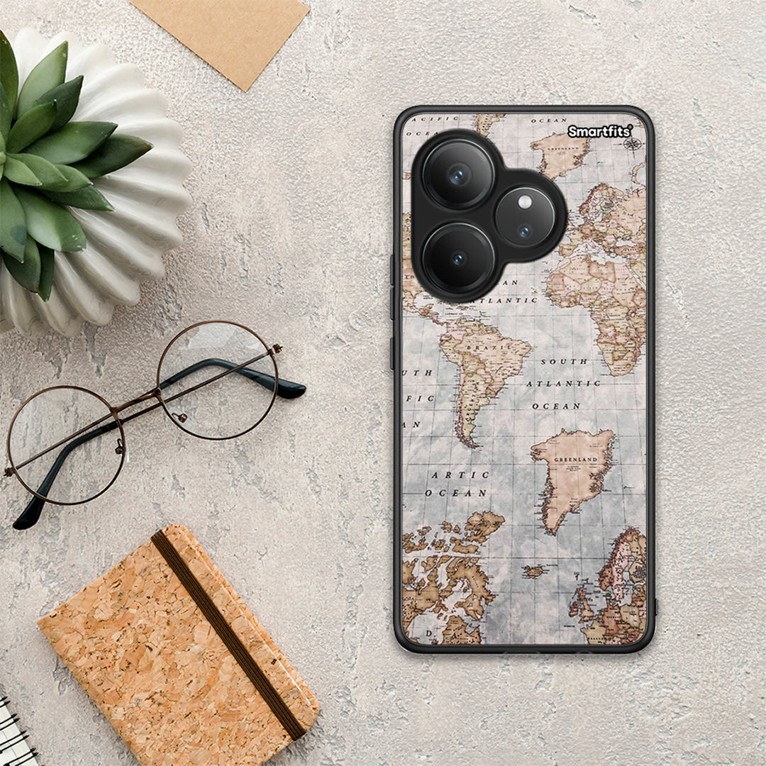 World Map - Realme GT 6 5G θήκη