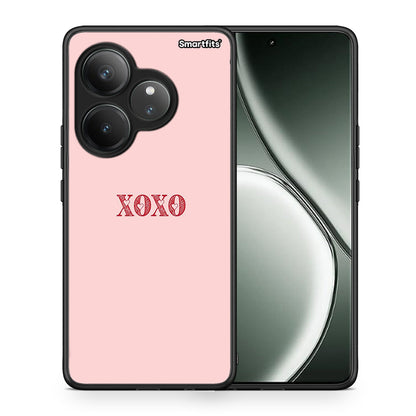 Θήκη Realme GT 6 5G XOXO Love από τη Smartfits με σχέδιο στο πίσω μέρος και μαύρο περίβλημα | Realme GT 6 5G XOXO Love case with colorful back and black bezels