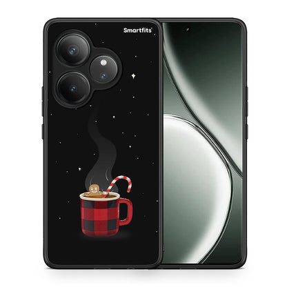 Θήκη Realme GT 6 5G Xmas Bathing από τη Smartfits με σχέδιο στο πίσω μέρος και μαύρο περίβλημα | Realme GT 6 5G Xmas Bathing case with colorful back and black bezels