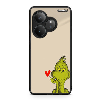 Realme GT 6 5G Xmas Grinch θήκη από τη Smartfits με σχέδιο στο πίσω μέρος και μαύρο περίβλημα | Smartphone case with colorful back and black bezels by Smartfits