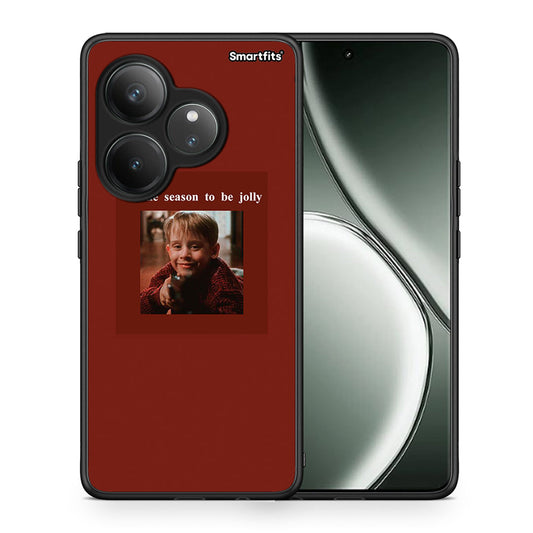 Θήκη Realme GT 6 5G Xmas Ultimate Spirit από τη Smartfits με σχέδιο στο πίσω μέρος και μαύρο περίβλημα | Realme GT 6 5G Xmas Ultimate Spirit case with colorful back and black bezels
