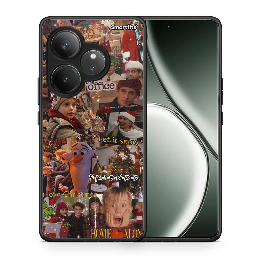 Θήκη Realme GT 6 5G Xmas Wishes από τη Smartfits με σχέδιο στο πίσω μέρος και μαύρο περίβλημα | Realme GT 6 5G Xmas Wishes case with colorful back and black bezels