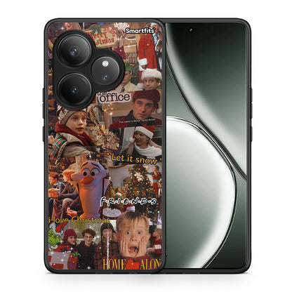 Θήκη Realme GT 6 5G Xmas Wishes από τη Smartfits με σχέδιο στο πίσω μέρος και μαύρο περίβλημα | Realme GT 6 5G Xmas Wishes case with colorful back and black bezels