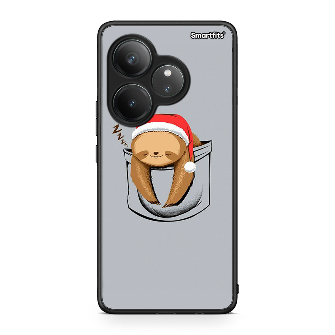 Realme GT 6 5G Xmas Zzzz θήκη από τη Smartfits με σχέδιο στο πίσω μέρος και μαύρο περίβλημα | Smartphone case with colorful back and black bezels by Smartfits