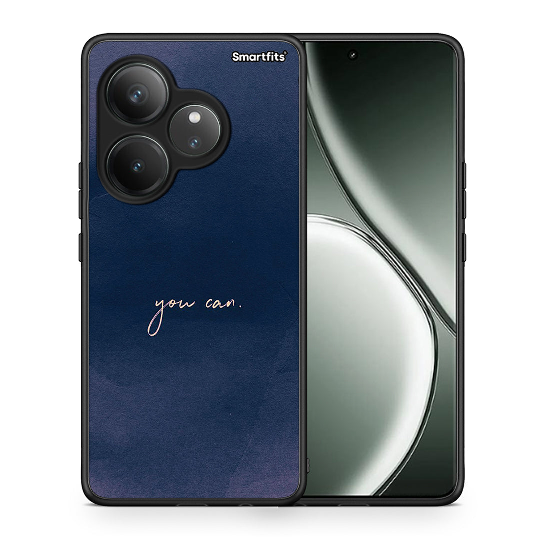 Θήκη Realme GT 6 5G You Can από τη Smartfits με σχέδιο στο πίσω μέρος και μαύρο περίβλημα | Realme GT 6 5G You Can case with colorful back and black bezels