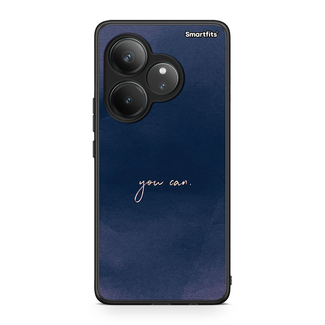 Realme GT 6 5G You Can θήκη από τη Smartfits με σχέδιο στο πίσω μέρος και μαύρο περίβλημα | Smartphone case with colorful back and black bezels by Smartfits