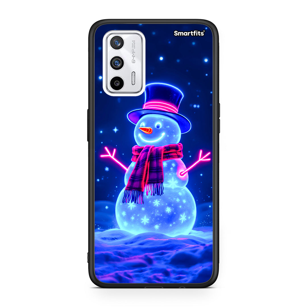 Christmas Neon Snowman - Realme GT θήκη