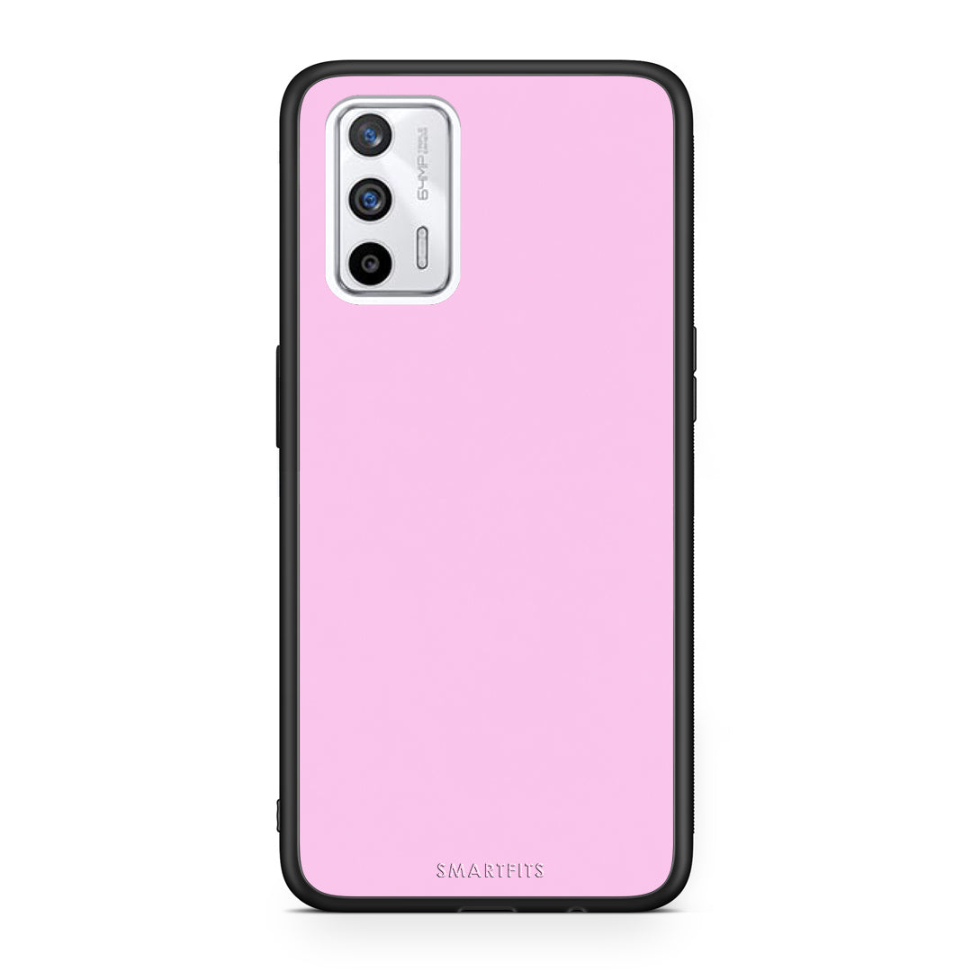 Θήκη Realme GT Cotton Candy Pink από τη Smartfits με σχέδιο στο πίσω μέρος και μαύρο περίβλημα | Realme GT Cotton Candy Pink case with colorful back and black bezels
