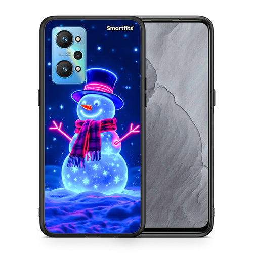 Christmas Neon Snowman - Realme GT Neo 2 θήκη