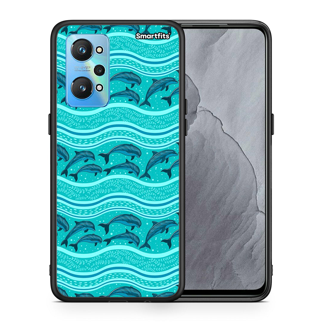 Swimming Dolphins - Realme GT Neo 2 θήκη