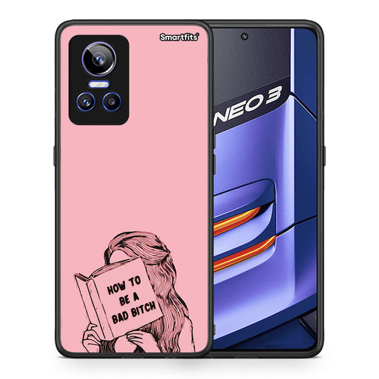 Θήκη Realme GT Neo 3 Bad Bitch από τη Smartfits με σχέδιο στο πίσω μέρος και μαύρο περίβλημα | Realme GT Neo 3 Bad Bitch case with colorful back and black bezels