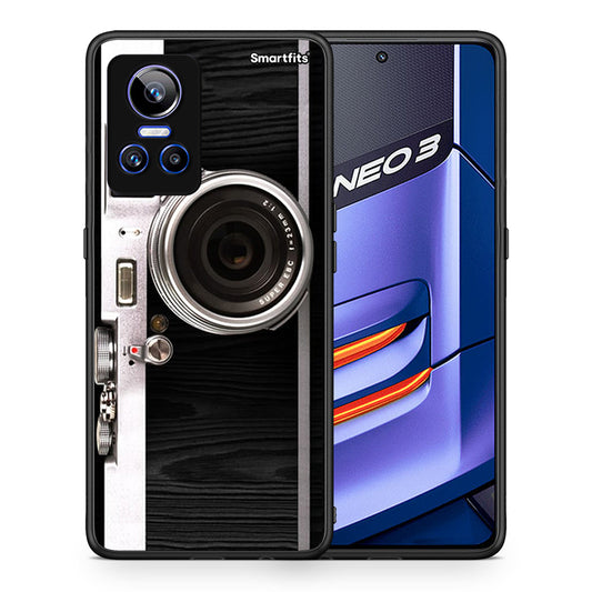 Θήκη Realme GT Neo 3 Emily In Paris από τη Smartfits με σχέδιο στο πίσω μέρος και μαύρο περίβλημα | Realme GT Neo 3 Emily In Paris case with colorful back and black bezels