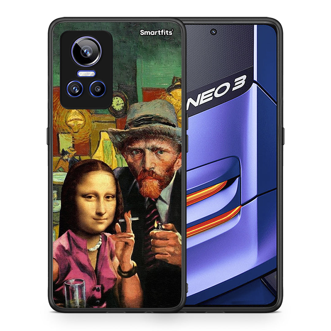 Θήκη Realme GT Neo 3 Funny Art από τη Smartfits με σχέδιο στο πίσω μέρος και μαύρο περίβλημα | Realme GT Neo 3 Funny Art case with colorful back and black bezels
