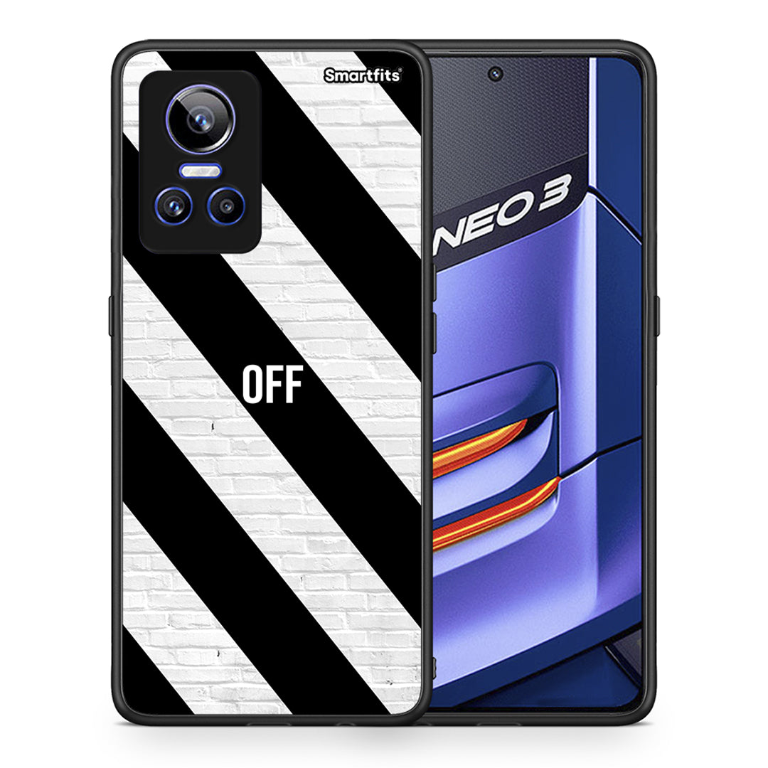 Θήκη Realme GT Neo 3 Get Off από τη Smartfits με σχέδιο στο πίσω μέρος και μαύρο περίβλημα | Realme GT Neo 3 Get Off case with colorful back and black bezels