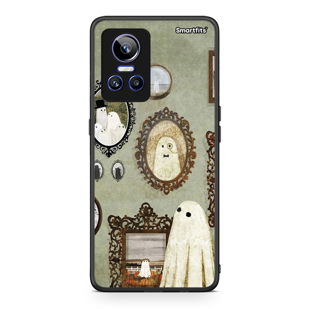 Realme GT Neo 3 Halloween Ghost Season Θήκη από τη Smartfits με σχέδιο στο πίσω μέρος και μαύρο περίβλημα | Smartphone case with colorful back and black bezels by Smartfits