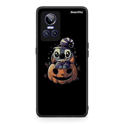Realme GT Neo 3 Halloween Stitch θήκη από τη Smartfits με σχέδιο στο πίσω μέρος και μαύρο περίβλημα | Smartphone case with colorful back and black bezels by Smartfits