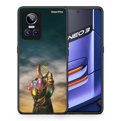 Θήκη Realme GT Neo 3 Infinity Snap από τη Smartfits με σχέδιο στο πίσω μέρος και μαύρο περίβλημα | Realme GT Neo 3 Infinity Snap case with colorful back and black bezels