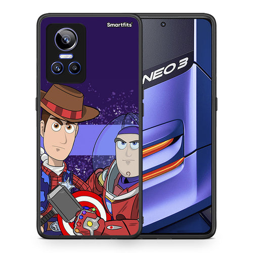 Θήκη Realme GT Neo 3 Infinity Story από τη Smartfits με σχέδιο στο πίσω μέρος και μαύρο περίβλημα | Realme GT Neo 3 Infinity Story case with colorful back and black bezels