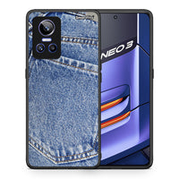 Thumbnail for Θήκη Realme GT Neo 3 Jeans Pocket από τη Smartfits με σχέδιο στο πίσω μέρος και μαύρο περίβλημα | Realme GT Neo 3 Jeans Pocket case with colorful back and black bezels