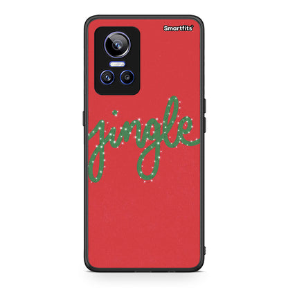 Realme GT Neo 3 Jingle Xmas θήκη από τη Smartfits με σχέδιο στο πίσω μέρος και μαύρο περίβλημα | Smartphone case with colorful back and black bezels by Smartfits
