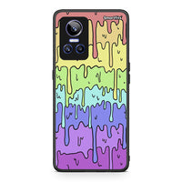 Thumbnail for Realme GT Neo 3 Melting Rainbow θήκη από τη Smartfits με σχέδιο στο πίσω μέρος και μαύρο περίβλημα | Smartphone case with colorful back and black bezels by Smartfits