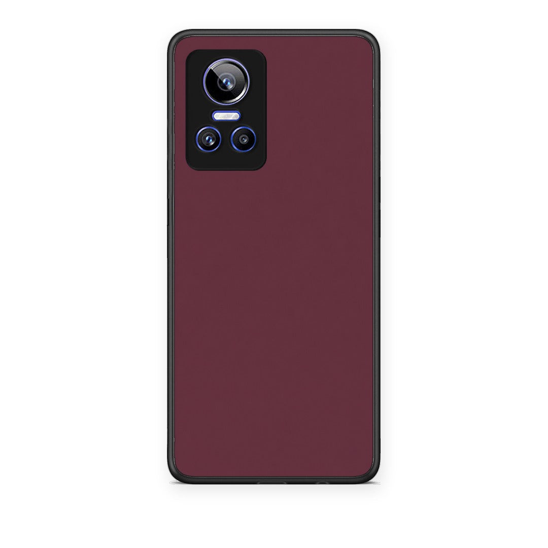 Θήκη Realme GT Neo 3 Muted Burgundy από τη Smartfits με σχέδιο στο πίσω μέρος και μαύρο περίβλημα | Realme GT Neo 3 Muted Burgundy case with colorful back and black bezels