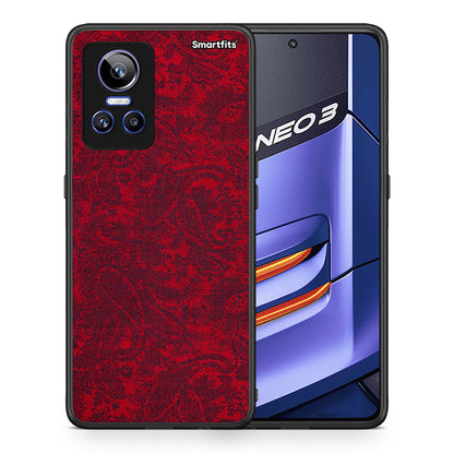 Θήκη Realme GT Neo 3 Paisley Cashmere από τη Smartfits με σχέδιο στο πίσω μέρος και μαύρο περίβλημα | Realme GT Neo 3 Paisley Cashmere case with colorful back and black bezels
