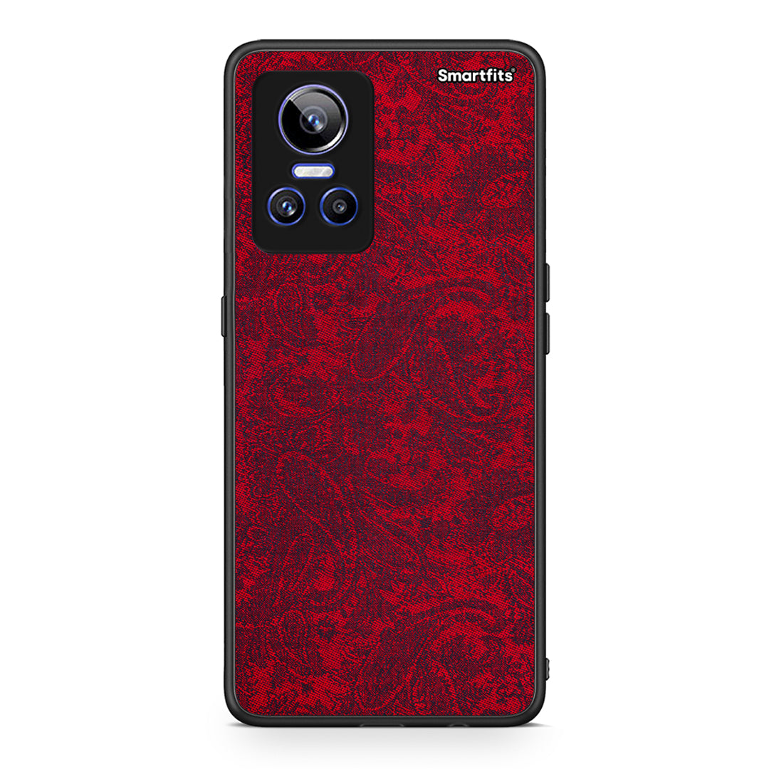 Realme GT Neo 3 Paisley Cashmere θήκη από τη Smartfits με σχέδιο στο πίσω μέρος και μαύρο περίβλημα | Smartphone case with colorful back and black bezels by Smartfits
