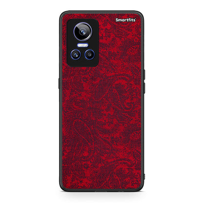 Realme GT Neo 3 Paisley Cashmere θήκη από τη Smartfits με σχέδιο στο πίσω μέρος και μαύρο περίβλημα | Smartphone case with colorful back and black bezels by Smartfits