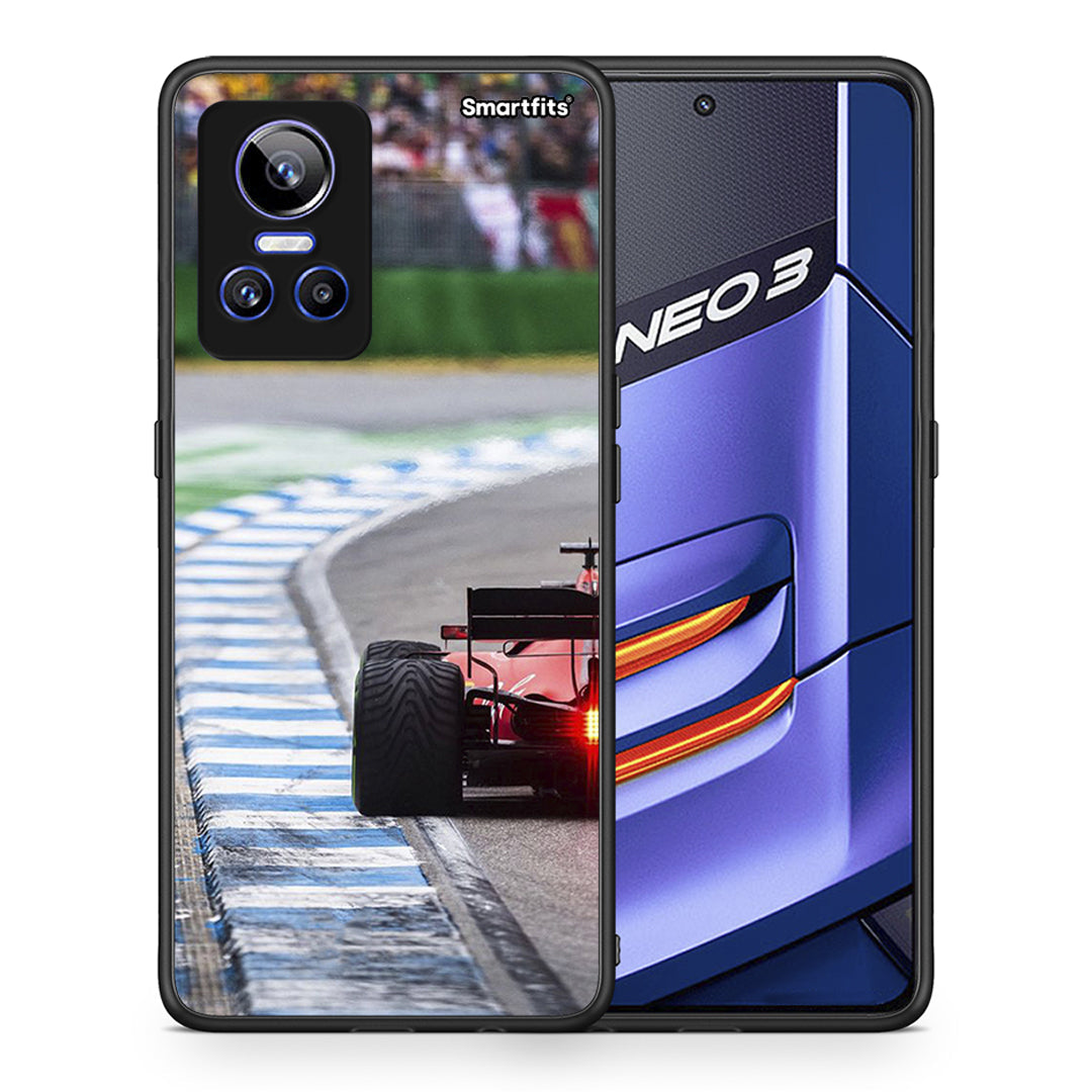 Θήκη Realme GT Neo 3 Racing Vibes από τη Smartfits με σχέδιο στο πίσω μέρος και μαύρο περίβλημα | Realme GT Neo 3 Racing Vibes case with colorful back and black bezels