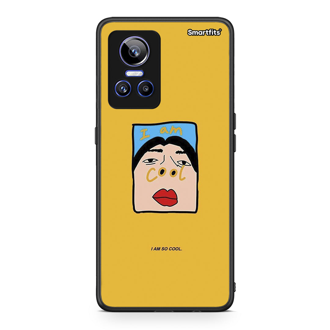 Realme GT Neo 3 So Cool Θήκη Αγίου Βαλεντίνου από τη Smartfits με σχέδιο στο πίσω μέρος και μαύρο περίβλημα | Smartphone case with colorful back and black bezels by Smartfits