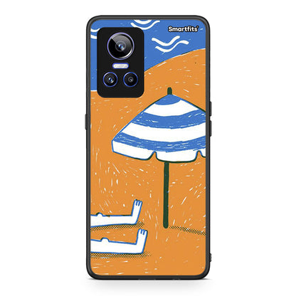 Realme GT Neo 3 Summering Θήκη από τη Smartfits με σχέδιο στο πίσω μέρος και μαύρο περίβλημα | Smartphone case with colorful back and black bezels by Smartfits