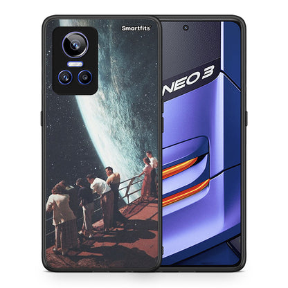 Θήκη Realme GT Neo 3 Surreal View από τη Smartfits με σχέδιο στο πίσω μέρος και μαύρο περίβλημα | Realme GT Neo 3 Surreal View case with colorful back and black bezels