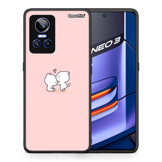 Θήκη Realme GT Neo 3 Love Valentine από τη Smartfits με σχέδιο στο πίσω μέρος και μαύρο περίβλημα | Realme GT Neo 3 Love Valentine case with colorful back and black bezels
