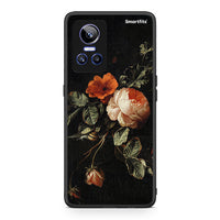 Thumbnail for Realme GT Neo 3 Vintage Roses θήκη από τη Smartfits με σχέδιο στο πίσω μέρος και μαύρο περίβλημα | Smartphone case with colorful back and black bezels by Smartfits