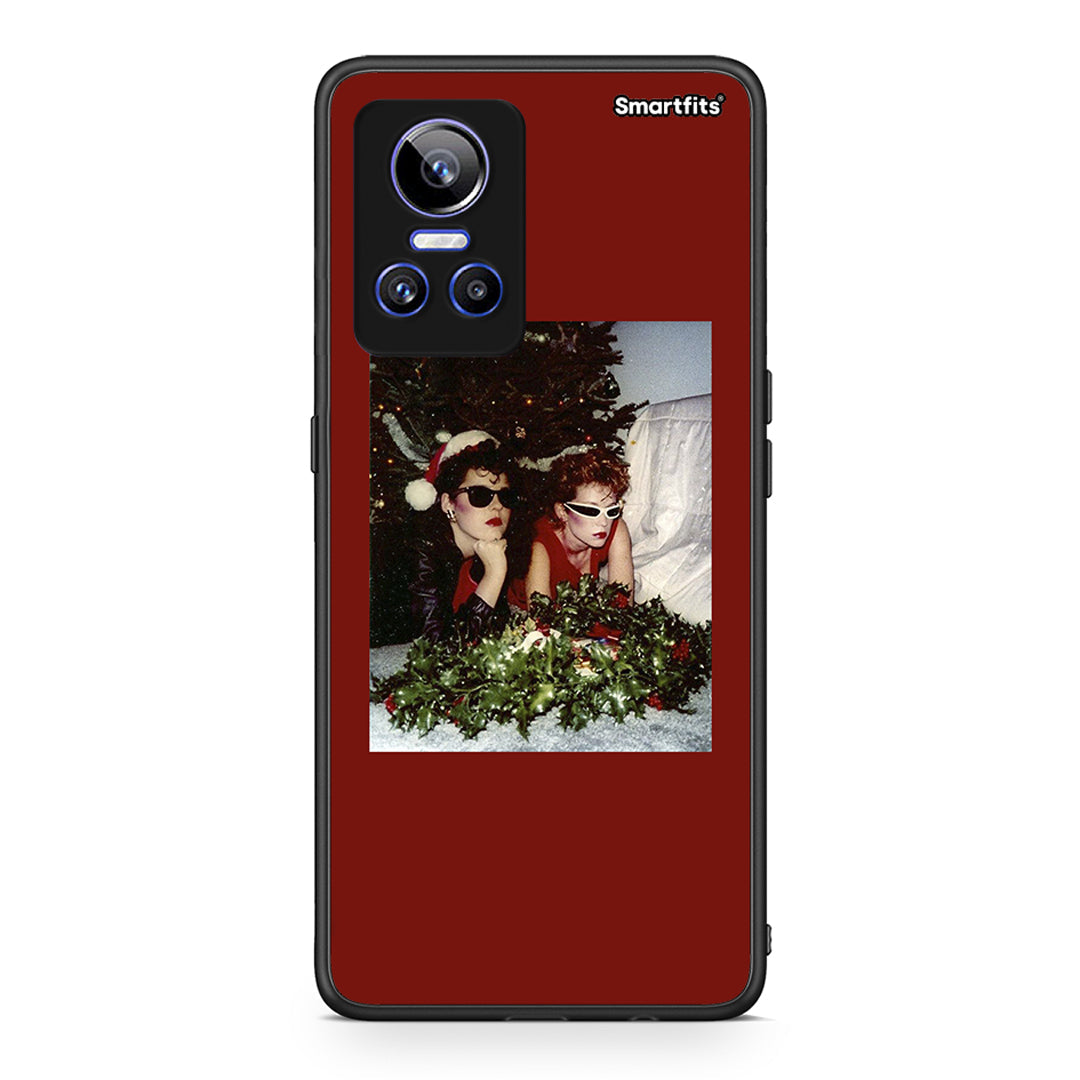 Realme GT Neo 3 Waiting For Xmas θήκη από τη Smartfits με σχέδιο στο πίσω μέρος και μαύρο περίβλημα | Smartphone case with colorful back and black bezels by Smartfits