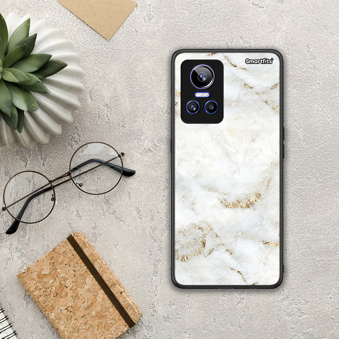 White Gold Marble - Realme GT Neo 3 θήκη