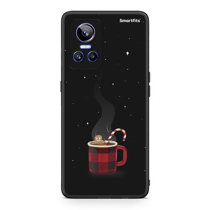 Realme GT Neo 3 Xmas Bathing θήκη από τη Smartfits με σχέδιο στο πίσω μέρος και μαύρο περίβλημα | Smartphone case with colorful back and black bezels by Smartfits