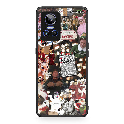 Realme GT Neo 3 Xmas Movies θήκη από τη Smartfits με σχέδιο στο πίσω μέρος και μαύρο περίβλημα | Smartphone case with colorful back and black bezels by Smartfits
