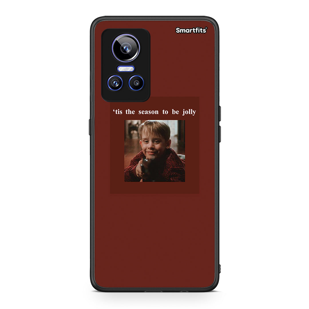 Realme GT Neo 3 Xmas Ultimate Spirit θήκη από τη Smartfits με σχέδιο στο πίσω μέρος και μαύρο περίβλημα | Smartphone case with colorful back and black bezels by Smartfits