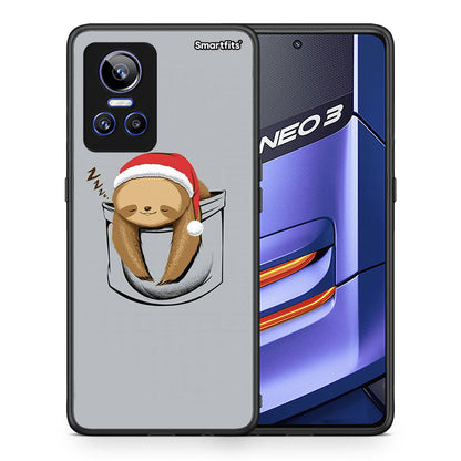 Θήκη Realme GT Neo 3 Xmas Zzzz από τη Smartfits με σχέδιο στο πίσω μέρος και μαύρο περίβλημα | Realme GT Neo 3 Xmas Zzzz case with colorful back and black bezels