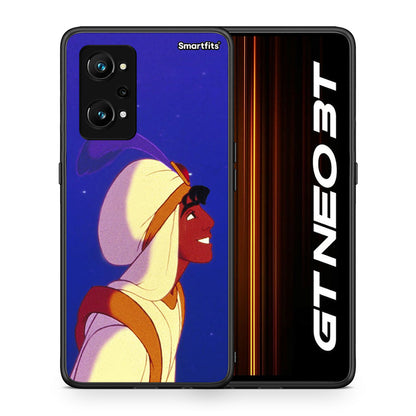 Θήκη Realme GT Neo 3T Alladin And Jasmine Love 1 από τη Smartfits με σχέδιο στο πίσω μέρος και μαύρο περίβλημα | Realme GT Neo 3T Alladin And Jasmine Love 1 case with colorful back and black bezels