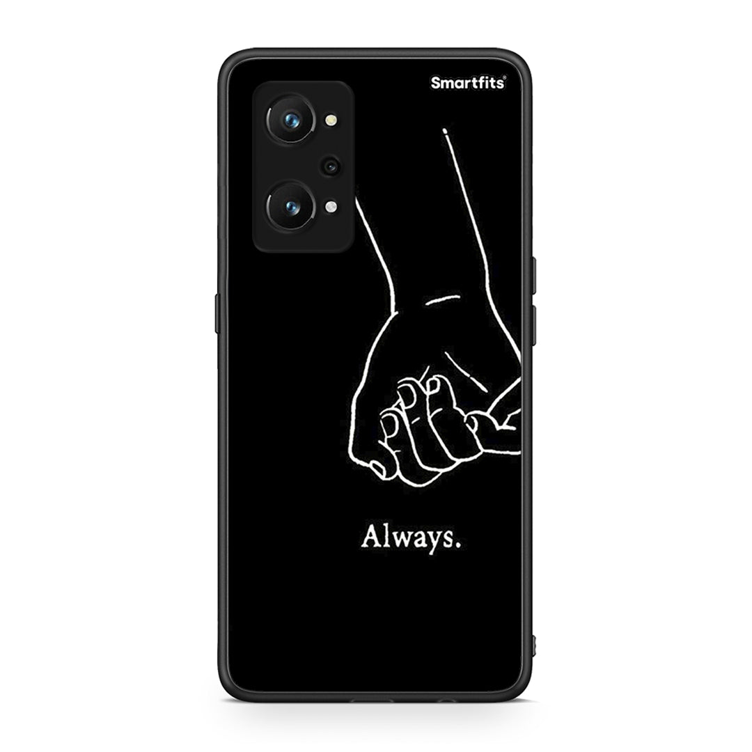 Realme GT Neo 3T Always & Forever 1 Θήκη Αγίου Βαλεντίνου από τη Smartfits με σχέδιο στο πίσω μέρος και μαύρο περίβλημα | Smartphone case with colorful back and black bezels by Smartfits