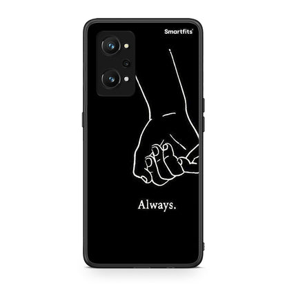 Realme GT Neo 3T Always & Forever 1 Θήκη Αγίου Βαλεντίνου από τη Smartfits με σχέδιο στο πίσω μέρος και μαύρο περίβλημα | Smartphone case with colorful back and black bezels by Smartfits