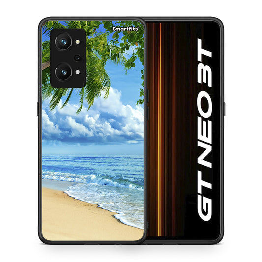 Θήκη Realme GT Neo 3T Beautiful Beach από τη Smartfits με σχέδιο στο πίσω μέρος και μαύρο περίβλημα | Realme GT Neo 3T Beautiful Beach case with colorful back and black bezels