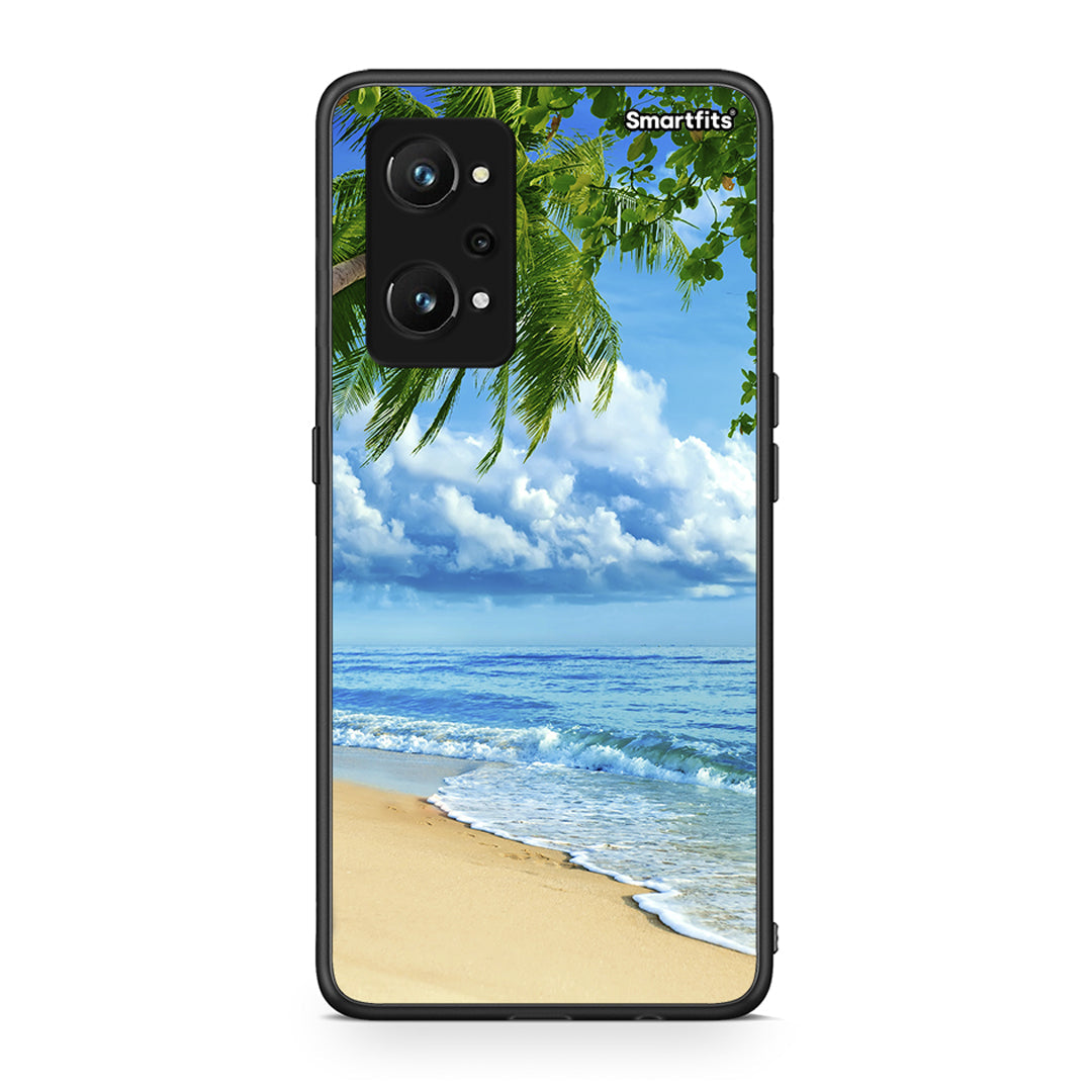 Realme GT Neo 3T Beautiful Beach θήκη από τη Smartfits με σχέδιο στο πίσω μέρος και μαύρο περίβλημα | Smartphone case with colorful back and black bezels by Smartfits