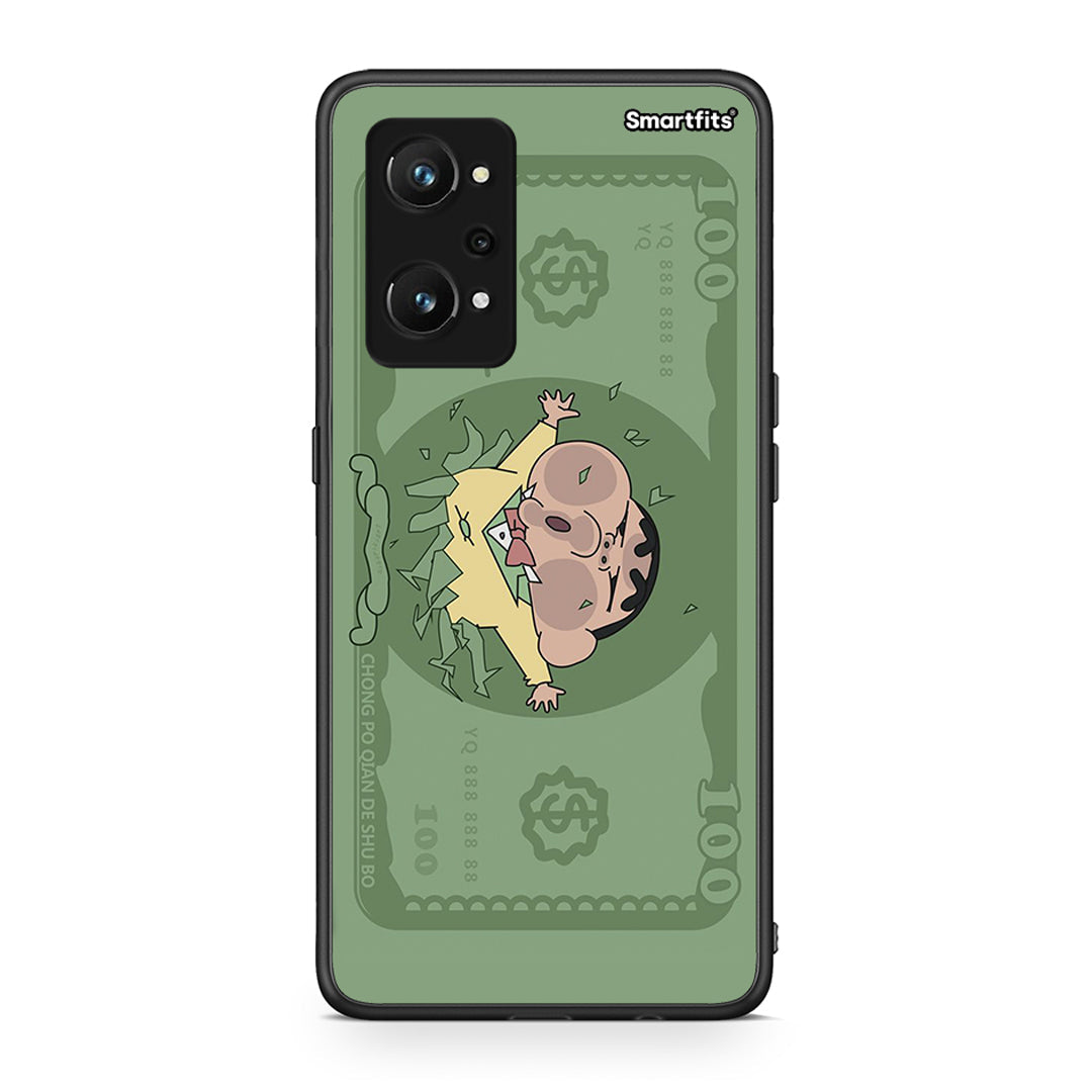 Realme GT Neo 3T Big Money Θήκη Αγίου Βαλεντίνου από τη Smartfits με σχέδιο στο πίσω μέρος και μαύρο περίβλημα | Smartphone case with colorful back and black bezels by Smartfits