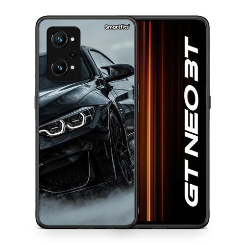 Θήκη Realme GT Neo 3T Black BMW από τη Smartfits με σχέδιο στο πίσω μέρος και μαύρο περίβλημα | Realme GT Neo 3T Black BMW case with colorful back and black bezels