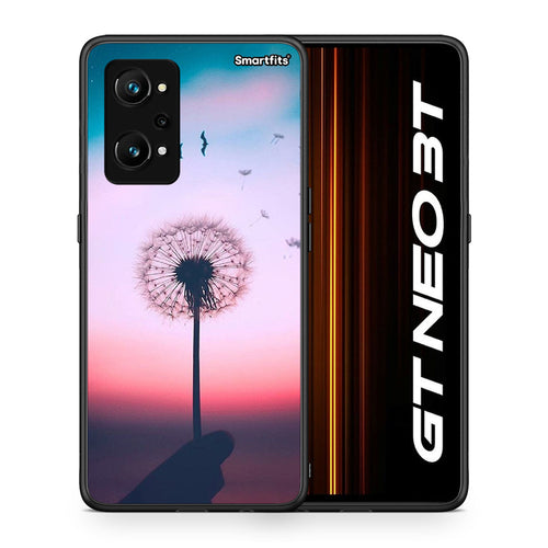 Θήκη Realme GT Neo 3T Wish Boho από τη Smartfits με σχέδιο στο πίσω μέρος και μαύρο περίβλημα | Realme GT Neo 3T Wish Boho case with colorful back and black bezels